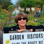 Gardener says goodbye to garden she helped grow