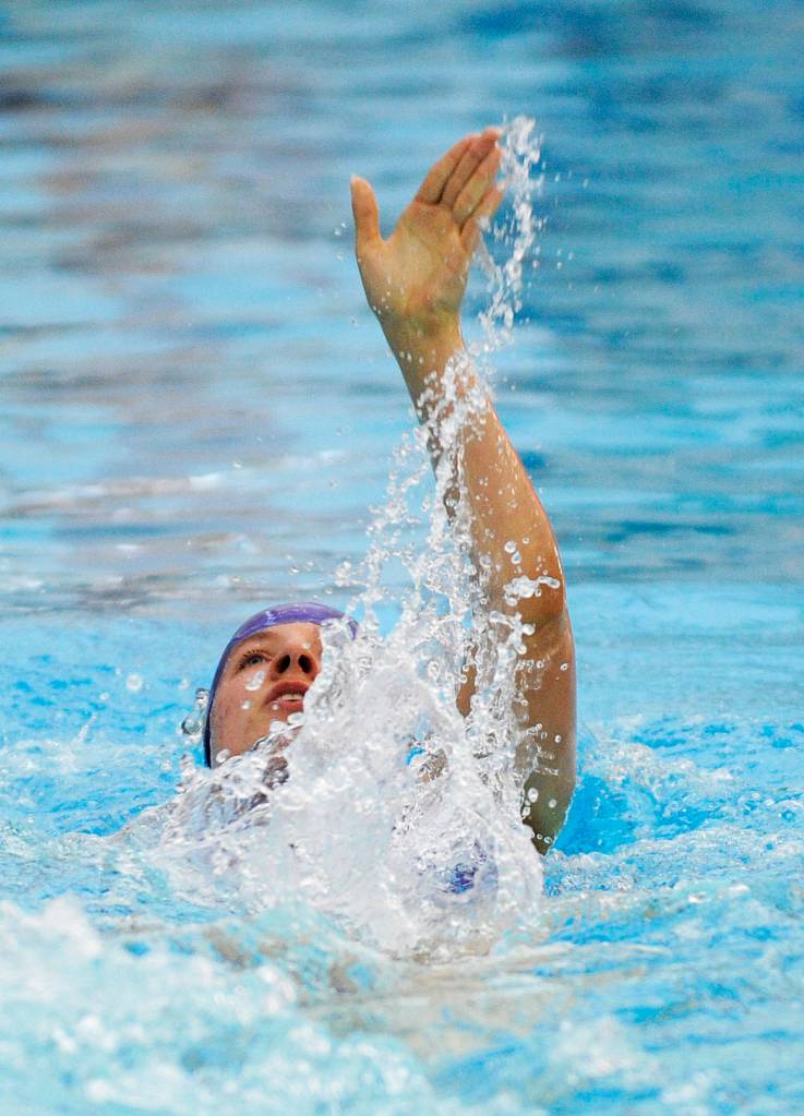 Girls Swimming: Wolves outpace Knights before final home meet of season