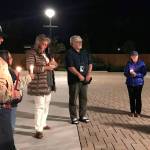 Small candlelight vigil held for Las Vegas victims