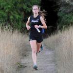 Sequim&rsquo;s Kaitlin Viada helps Sequim to league wins against North Mason and Bremerton on Oct. 4. Viada placed third on Sequim&rsquo;s home course, finishing in 25:34. Sequim Gazette photo by Michael Dashiell