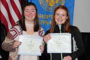 Milestone: Soroptimists honor girls of month, vocational award winner