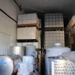 Storage can be a problem for David Volmut of Wind Rose Cellars; his Sequim home is part living space and part wine-production center. He estimates his business produces 1,500 cases of wine annually. Sequim Gazette photo by Michael Dashiell