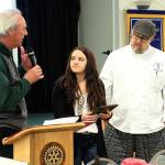 Milestone: Swanson gets Rotary Student of the Month honor