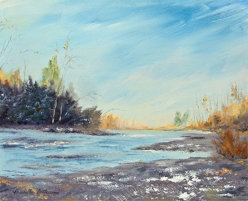 Priscilla Pattersons A Little Snow will be on display at Blue Whole Gallery, and shell be performing from her album Christmas from the Heart at the Lamb Farm Kitchen Shoppe. Submitted photo