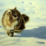 Huntress by Sally Cays will be on display at the Blue Whole Gallery. Submitted photo