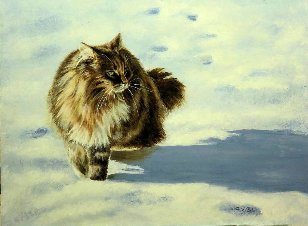 Huntress by Sally Cays will be on display at the Blue Whole Gallery. Submitted photo