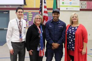 Cadets, students honor veterans at SMS