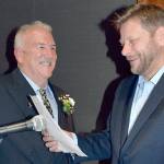 Photo Credit: North Peninsula Building Association Photo Caption: From left, newly elected Building Industry Association of Washington President, Kevin Russell and state Rep. Mike Chapman.