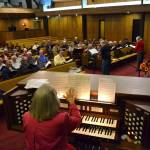 This year, more than 60 locals make up the Sequim Community Christmas Chorus that performs Dec. 1-3 at Sequim Seventh-day Adventist Church. Sequim Gazette photo by Matthew Nash