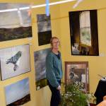Carrie Rodlends latest show Ravens and their Landscapes runs 10 a.m.-4 p.m. Saturday, Dec. 9, at her studio on Holgerson Road in Dungeness. The event features more than 30 pieces centered on ravens. Sequim Gazette photo by Matthew Nash