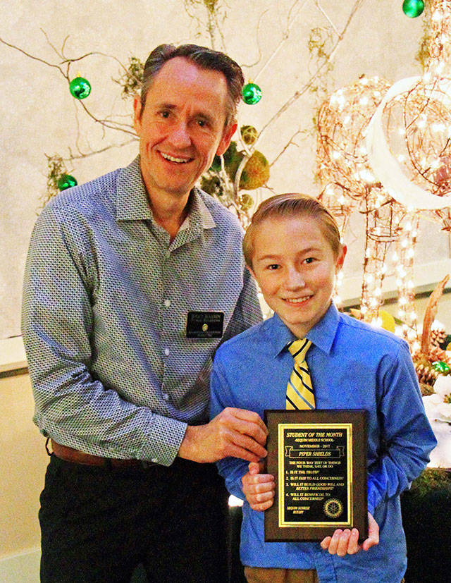 Milestone: Shields gets Rotary kudos