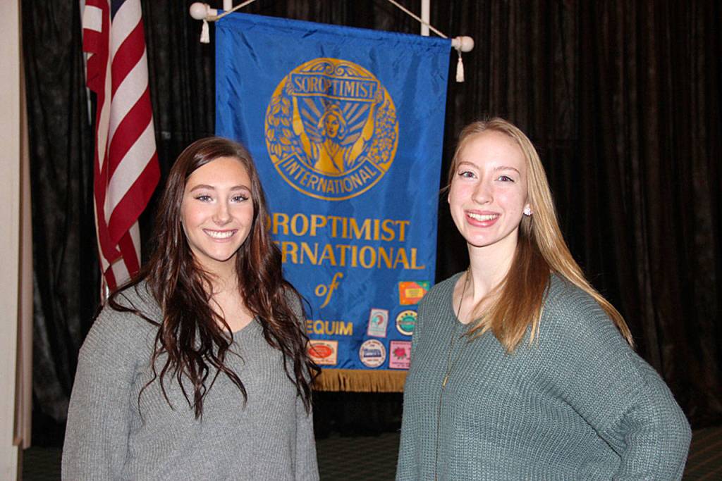 Milestone: Soroptimist group honors SHS’s McMinn, Norman