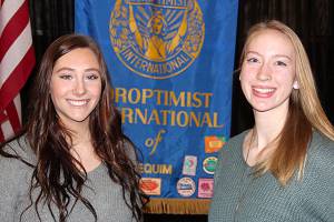 Milestone: Soroptimist group honors SHS’s McMinn, Norman