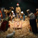 St. Josephs Roman Catholic Church continues to place this nativity out on Christmas Eve. Sequim Gazette file photo by Matthew Nash