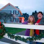 Linda and Dave Donaghay have decorated their house at 111 Cays Road with a variety of Christmas lights and decorations, including a manger scene. Sequim Gazette photo by Erin Hawkins
