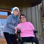 Diner donates to Ms. Wheelchair Washington