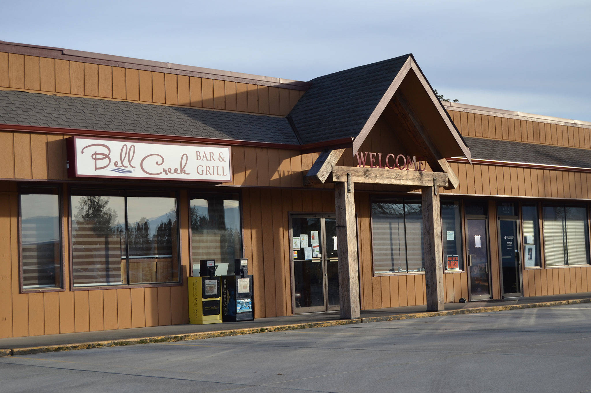 Due to unforeseen circumstances, owners of Bell Creek Bar & Grill closed the business in early December. Sequim Gazette photo by Matthew Nash