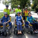 There are currently four other wheelchair bike programs in the U.S. making the Sequim Wheelers the fifth in the nation and the first in Washington state. Photo courtesy of Portland (Maine) Wheelers