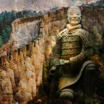 March of Terra Cotta Warriors by Marilynn Evans