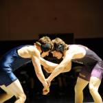 Sequim senior Hayden Gresli, right, wrestles Bremertons Eddy Taylor on Dec. 5. Last week, Gresli recorded a 1-0 win over North Masons Daniel Pulley at 160 pounds. Sequim Gazette photo by Matthew Nash