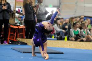 Gymnastics: Sequim-PA squad takes second at home meet