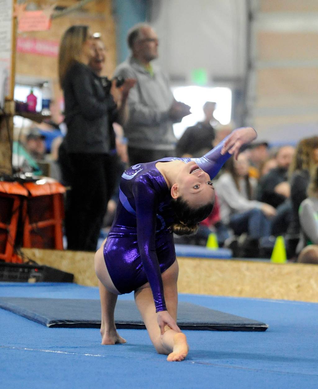 Tumbling together: Trio of Sequim athletes find solidarity, success in cross-peninsula gymnastics squad