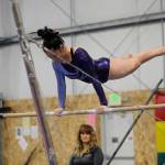 Tumbling together: Trio of Sequim athletes find solidarity, success in cross-peninsula gymnastics squad