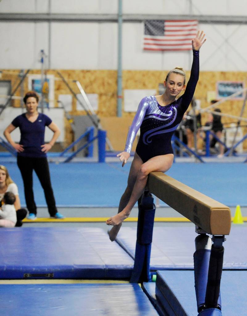 Tumbling together: Trio of Sequim athletes find solidarity, success in cross-peninsula gymnastics squad