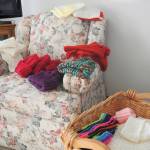 With decades of donating hats and scarves, Phyllis Peashka estimates shes completed at least 10,000 pieces over the years. Sequim Gazette photo by Michael Dashiell