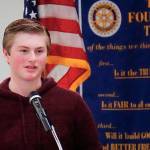 Milestone: SHS’s Brenton Barnes gets Sequim Sunrise Rotary honor