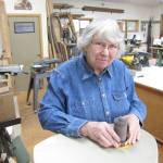 Sequim artist Martha Collins has been perfecting her woodworking skills for 40-plus years. Shell speak about her career and technique at 9:30 a.m. Tuesday, Jan. 30, in Gardiner Community Center. Photo courtesy of Martha Collins