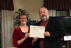 Milestone: Hall another Skwim Toastmasters honor