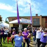 This summer, participants like these dancers seen surprising the crowd with a flash mob at the 2016 Sequim Lavender Festival Street Fair, temporarily move festivities to Carrie Blake Community Park despite construction on Fir Street being moved from this summer to early 2019. Organizers said theyve done too much work to move the event back to Fir Street. Sequim Gazette file photo by Matthew Nash