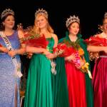 Friends and families applaud for its new 2018 Irrigation Festival Royalty Court announced at the 41 Annual Royalty Pageant on Feb. 10. The new Royalty Court, from left, is Princess Gabi Simonson, Princess Eden Batson, Queen Erin Gordon and Princess Gracelyn Hurdlow.                                Sequim Gazette photo by Erin Hawkins