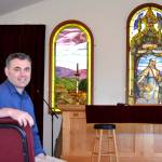 Caleb Smith recently started as the new pastor at Gardiner Community Church after seven years at an Illinois church. Smith said he and his wife were seeking a change of scenery and they fell in love with the people and Gardiner community. Sequim Gazette photo by Matthew Nash