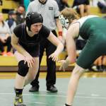 Sequim High senior Kiara Pierson, pictured here at the Battle of the Axe tourney in January, earned her fourth top-eight finish at the MatClassic tournament last weekend in Tacoma, placing second at 135 pounds. Sequim Gazette file photo by Michael Dashiell