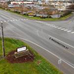 Staff with the City of Sequim said only one curb side along North Blake Avenue is compliant with the Americans with Disabilities Act. However, Sequim City Councilors are scheduled to discuss a contract on Feb. 26 for sidewalks to be completed and ADA-compliant curbs be installed along North Blake Avenue. Photo courtesy City of Sequim