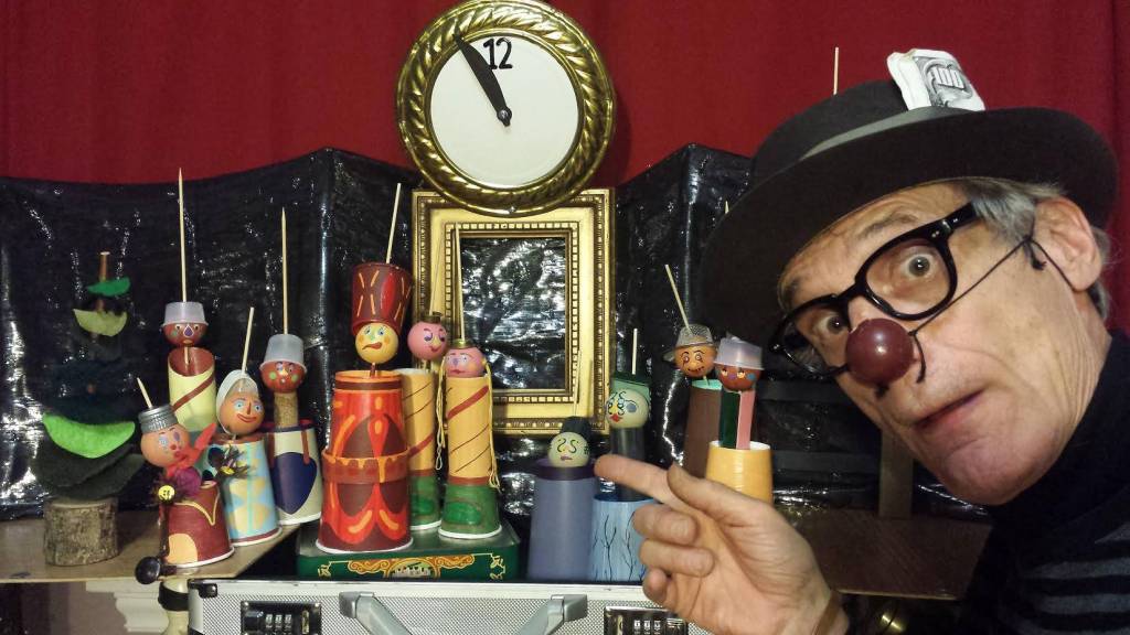 Max Eberhard Eichner will be performing traditional German Pappenspiel at Olympic Theatre Arts for this First Fridays festivities on March 2. Submitted photo