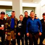 Seven employees of Clallam County Fire District 3, Lee Forderer, left, Joel McKeen, Stefanie Anderson, Neil Borggard, Bryan Swanberg, Lee Oman, and Jack Hueter (not pictured) participated in the annual Scott Firefighter Stairclimb fundraiser on March 11, that raises money to support the mission of the Leukemia and Lymphoma Society. Submitted photo
