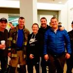 Seven employees of Clallam County Fire District 3, Lee Forderer, left, Joel McKeen, Stefanie Anderson, Neil Borggard, Bryan Swanberg, Lee Oman, and Jack Hueter (not pictured) participated in the annual Scott Firefighter Stairclimb fundraiser on March 11, that raises money to support the mission of the Leukemia and Lymphoma Society. Submitted photo