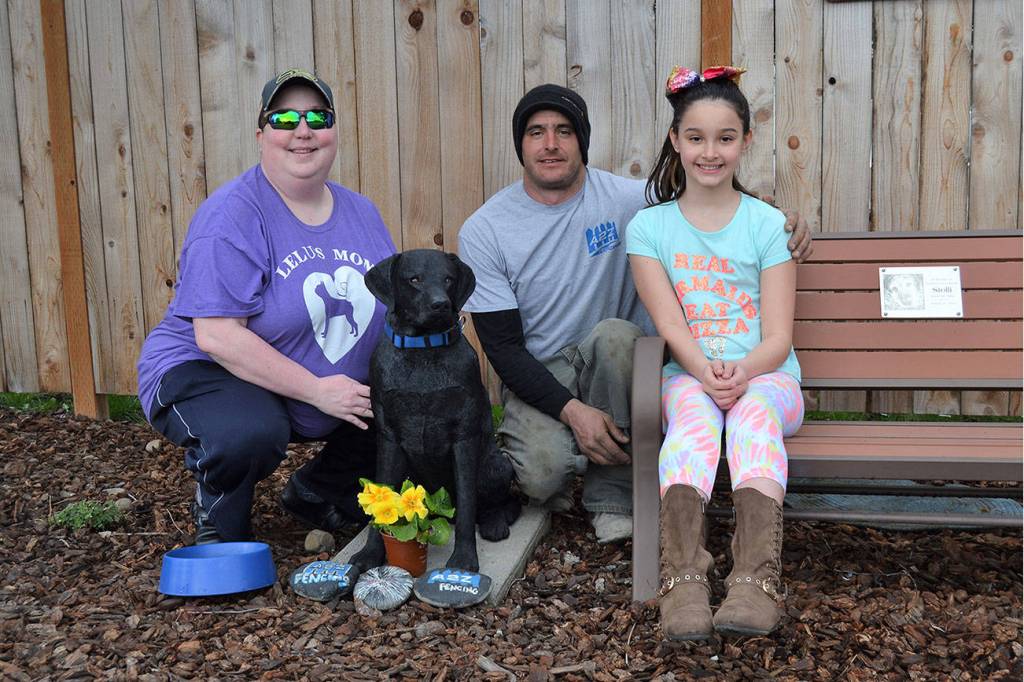 Stolli statue returns to memorialize popular Sequim dog