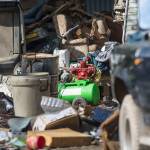 Clallam County is seeking a warrant of abatement for the property at 313 McDonnell Creek Road, which is covered in garbage, junk vehicles and doesnt properly manage sewage, according to a lawsuit. (Jesse Major/Peninsula Daily News)