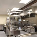 Work to refurbish the Guy Cole Events Centers kitchen included installing a new oven hood and fire suppression system, a freezer, ice machine, lighting, and flooring along with providing electrical and plumbing hookups for future items. Sequim Gazette photo by Matthew Nash