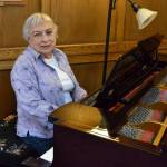 Wilma Rhodefer Johnson has been playing the piano for 30 plus years in church and continues to play weekly for Sequim seniors. This May, shell ride in the Sequim Irrigation Festivals Grand Parade as a Grand Pioneer. Sequim Gazette photo by Matthew Nash