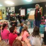 Master Gardeners John Norgord and Jan Danforth presenting to Kaylee Kinseys class at Helen Haller Elementary School. Submitted photo