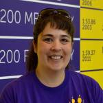 Anita Benitez took on coaching the Sequim High Schools boys swim team this school year. She also coached the girls program for seven years, but resigned from both posts in March. However, Benitez said after much consideration she reapplied to keep the boys position. Sequim Gazette file photo by Matthew Nash