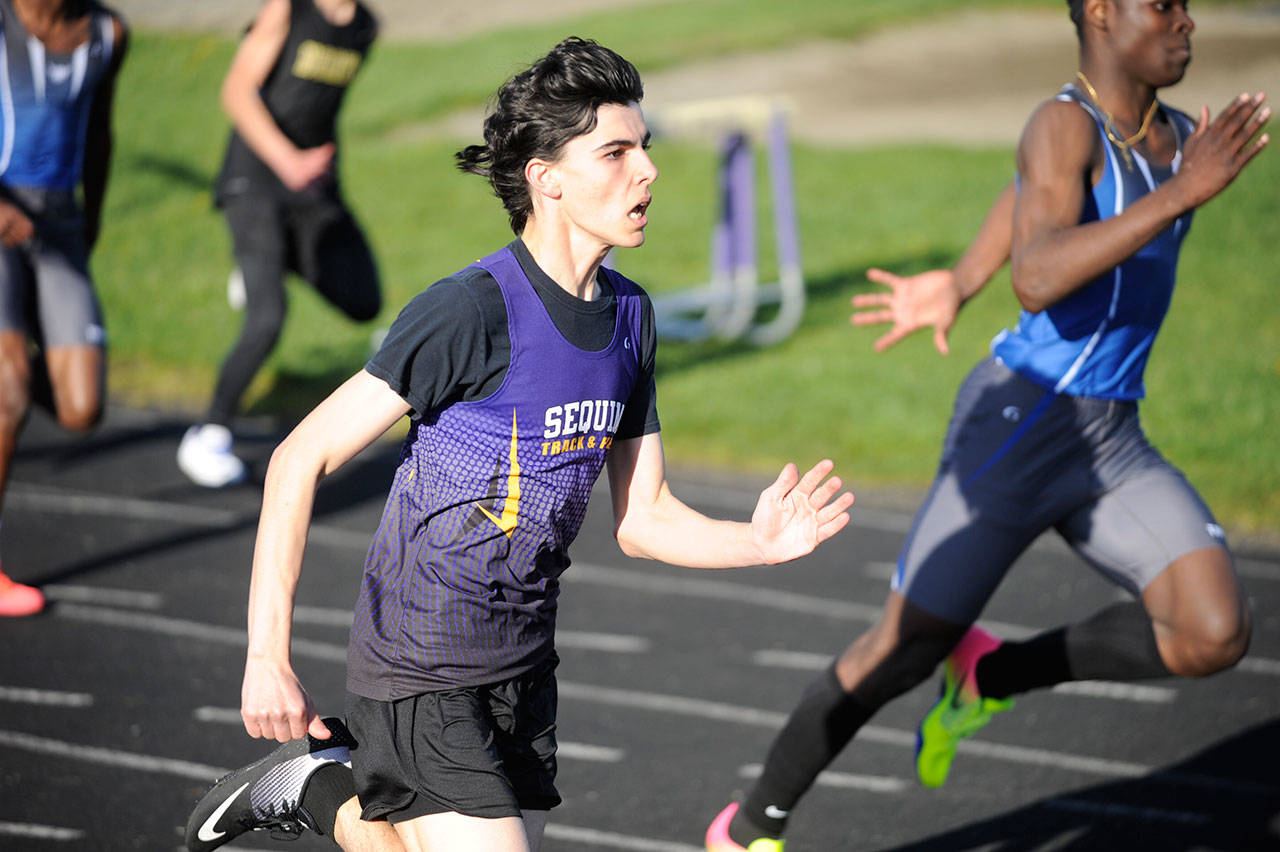 NK tops Sequim in Wolves’ home league meet