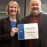 Milestone: MacLaine takes top honors at district Toastmasters competition