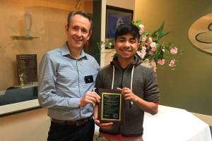 Milestone: Gonzalez is named Sequim Sunrise Rotary’s Student of the Month