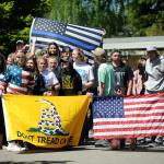 Students stand for the Second